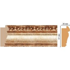 Багет Decomaster (Декомастер) 61х26х2900 мм 304-127