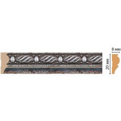 Молдинг Decomaster (Декомастер) 20х8х2400 мм 103-29