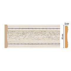 Молдинг Decomaster (Декомастер) 80х8х2400 мм 184-14