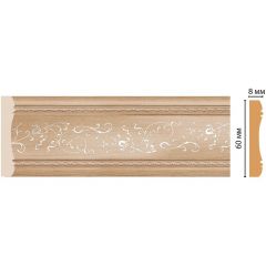 Молдинг Decomaster (Декомастер) 60х8х2400 мм 186-11