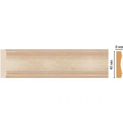Молдинг Decomaster (Декомастер) 40х8х2400 мм 187-11