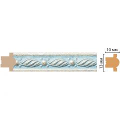 Молдинг Decomaster (Декомастер) 13х10х2400 мм 189-38