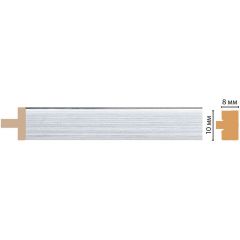 Молдинг Decomaster (Декомастер) 10х9х2400 мм 196-1153