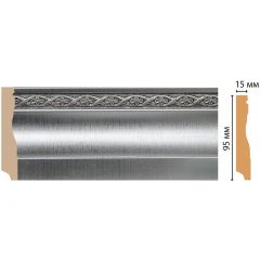 Плинтус напольный Decomaster (Декомастер) 95х12х2400 мм 153-55