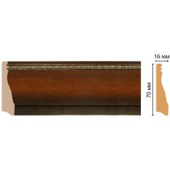 Плинтус напольный Decomaster (Декомастер) 70х16х2400 мм 193-51