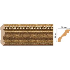 Плинтус потолочный Decomaster (Декомастер) 59х59х2400 мм 123-43
