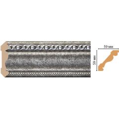 Плинтус потолочный Decomaster (Декомастер) 59х59х2400 мм 123-44