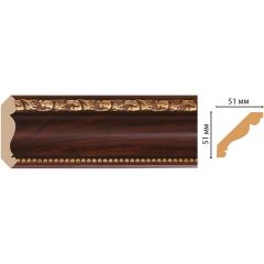Плинтус потолочный Decomaster (Декомастер) 50х50х2400 мм 155-1084