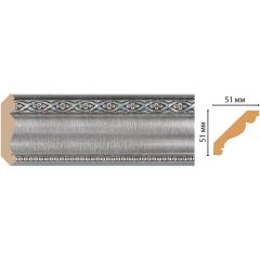 Плинтус потолочный Decomaster (Декомастер) 50х50х2400 мм 155-55