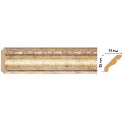 Плинтус потолочный Decomaster (Декомастер) 35х35х2400 мм 155S-553