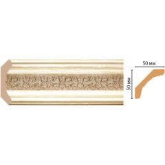 Плинтус потолочный Decomaster (Декомастер) 48х48х2400 мм 167-281