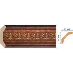 Плинтус потолочный Decomaster (Декомастер) 62х62х2400 мм 168-767