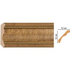 Плинтус потолочный Decomaster (Декомастер) 92х92х2400 мм 171-4