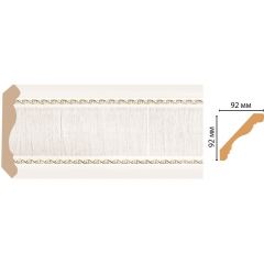 Плинтус потолочный Decomaster (Декомастер) 92х92х2400 мм 171-7D