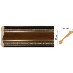 Плинтус потолочный Decomaster (Декомастер) 57х57х2400 мм 179-51
