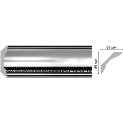 Плинтус потолочный Decomaster (Декомастер) 69х69х2400 мм 100C-63ШК/14