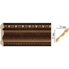 Плинтус потолочный Decomaster (Декомастер) 77х77х2400 мм 154-56