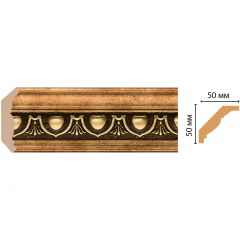 Плинтус потолочный Decomaster (Декомастер) 50х50х2400 мм 155D-57