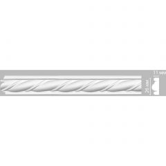 Молдинг с рисунком Decomaster (Декомастер) гибкий 26х11х2400 мм 98070F