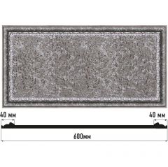 Декоративное панно Decomaster (Декомастер) 600х300х18 мм D3060-44