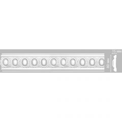 Молдинг с рисунком Decomaster (Декомастер) 80х15х2400 мм 98703