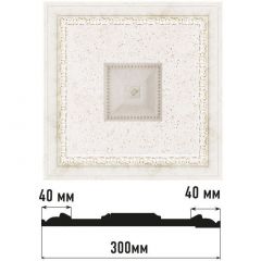 Декоративное панно Decomaster (Декомастер) 300х300х32 мм D31-40