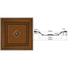 Кессон Decomaster (Декомастер) 600х600х88 мм KS-61-51