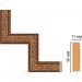Декоративный угловой элемент Decomaster (Декомастер) 300х300 мм 156-1-1084