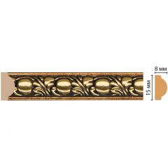 Молдинг Decomaster (Декомастер) 15х8х2400 мм 130C-57 ДМ
