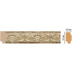 Молдинг Decomaster (Декомастер) 18х10х2400 мм 158-127 ДМ