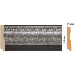 Плинтус напольный Decomaster (Декомастер) 95х12х2400 мм 153-44 ДМ