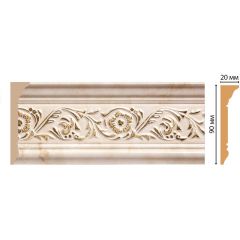 Плинтус потолочный Decomaster (Декомастер) 90х20х2400 мм D226-80 ДМ