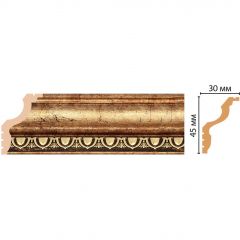 Плинтус потолочный Decomaster (Декомастер) 45х30х2400 мм 148D-57 ДМ