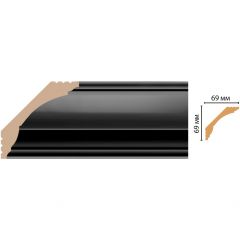 Плинтус потолочный Decomaster (Декомастер) 69х69х2400 мм D100-195