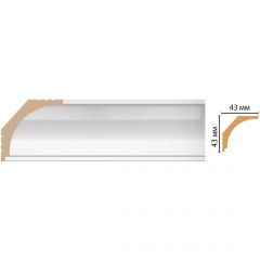 Плинтус потолочный Decomaster (Декомастер) 43х43х2400 мм D109-114ДМ