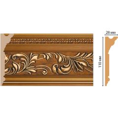 Плинтус потолочный Decomaster (Декомастер) 110х29х2400 мм D225-1223ДМ