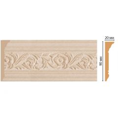 Плинтус потолочный с рисунком Decomaster (Декомастер) 90х20х2400 мм D226-18DДМ