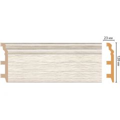 Плинтус напольный Decomaster (Декомастер) 120х23х2400 мм D233-70ДМ