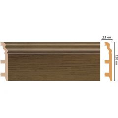 Плинтус напольный Decomaster (Декомастер) 120х23х2400 мм D233-88ДМ