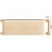 Плинтус Decomaster (Декомастер) 80х17х2400 мм D235-71/20 ДМ