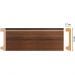 Плинтус Decomaster (Декомастер) 80х17х2400 мм D235-74/20 ДМ