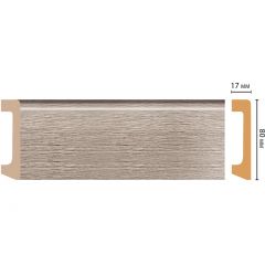 Плинтус Decomaster (Декомастер) 80х17х2400 мм D235-77/20ДМ