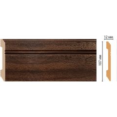 Плинтус напольный Decomaster (Декомастер) 107х12х2400 мм D105-438ДМ