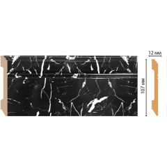 Плинтус напольный Decomaster (Декомастер) 107х12х2400 мм D105-78ДМ