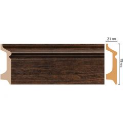 Плинтус напольный Decomaster (Декомастер) 78х21х2400 мм D122-966ДМ