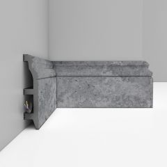 Плинтус напольный Decomaster (Декомастер) 100х22х2400 мм D232-1629ДМ