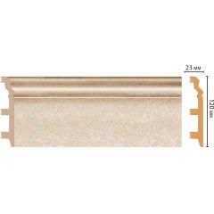 Плинтус напольный Decomaster (Декомастер) 120х23х2400 мм D233-18DДМ