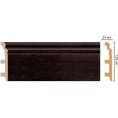 Плинтус напольный Decomaster (Декомастер) 120х23х2400 мм D233-433/8ДМ