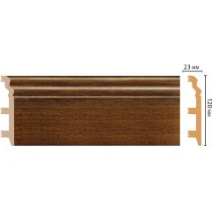 Плинтус напольный Decomaster (Декомастер) 120х23х2400 мм D233-75ДМ
