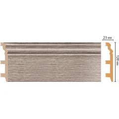 Плинтус напольный Decomaster (Декомастер) 120х23х2400 мм D233-77ДМ